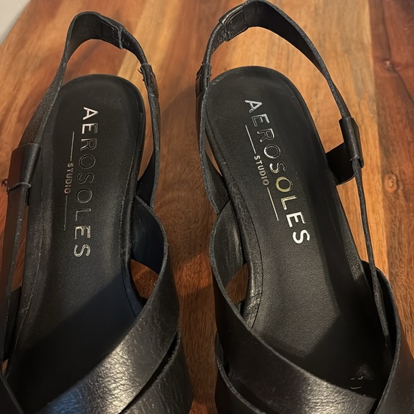 AEROSOLES Carmel Sling Back Wedges-Size 7.5 - Picture 5 of 7